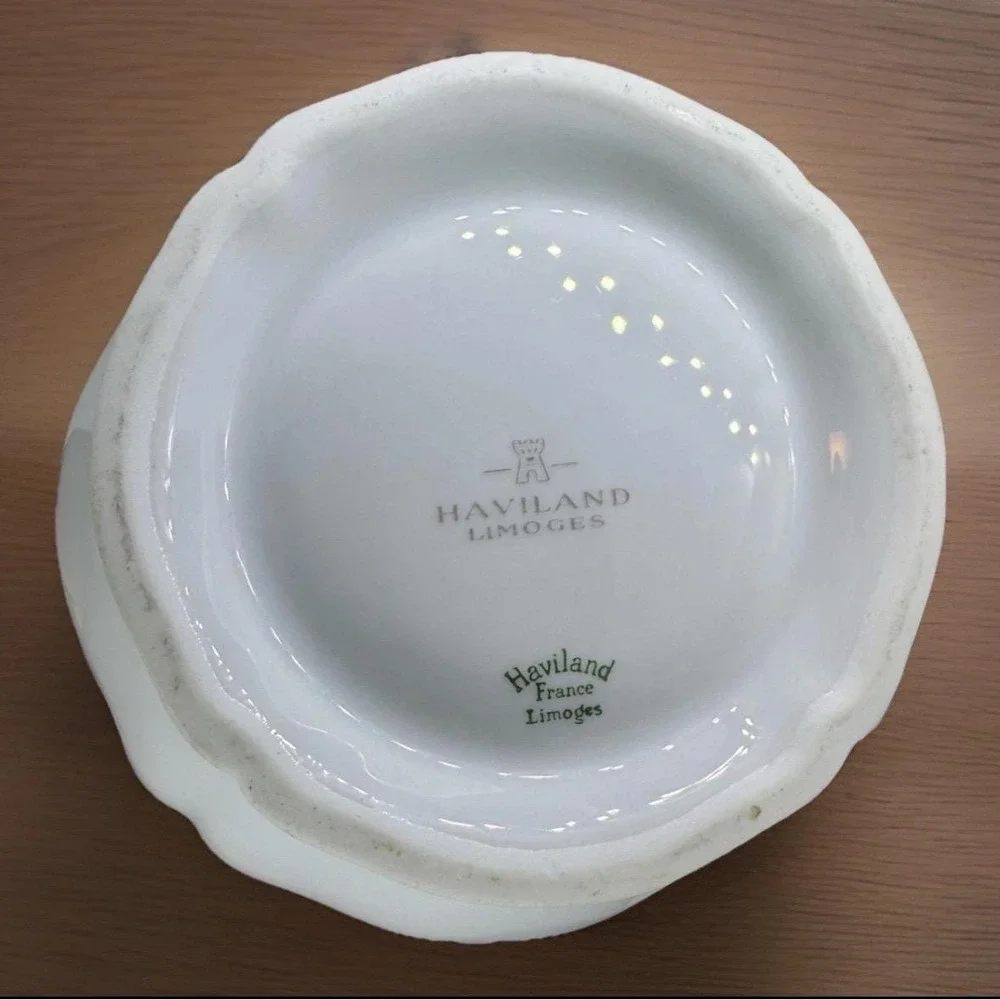 VTG Haviland Limoges France Pitcher Floral CARIGNAN Double Mark 7.5